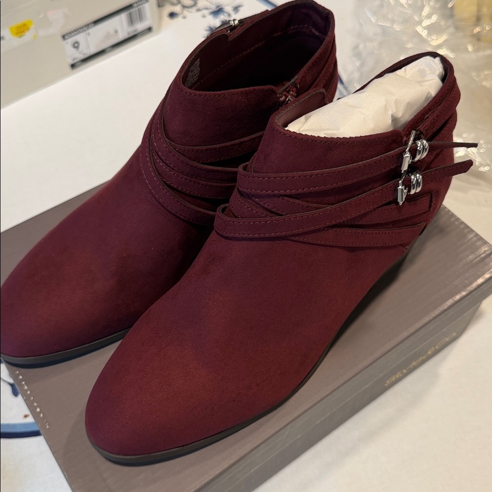 Style & Co. Womens Willow Ankle Boots NWT - Picture 2 of 5